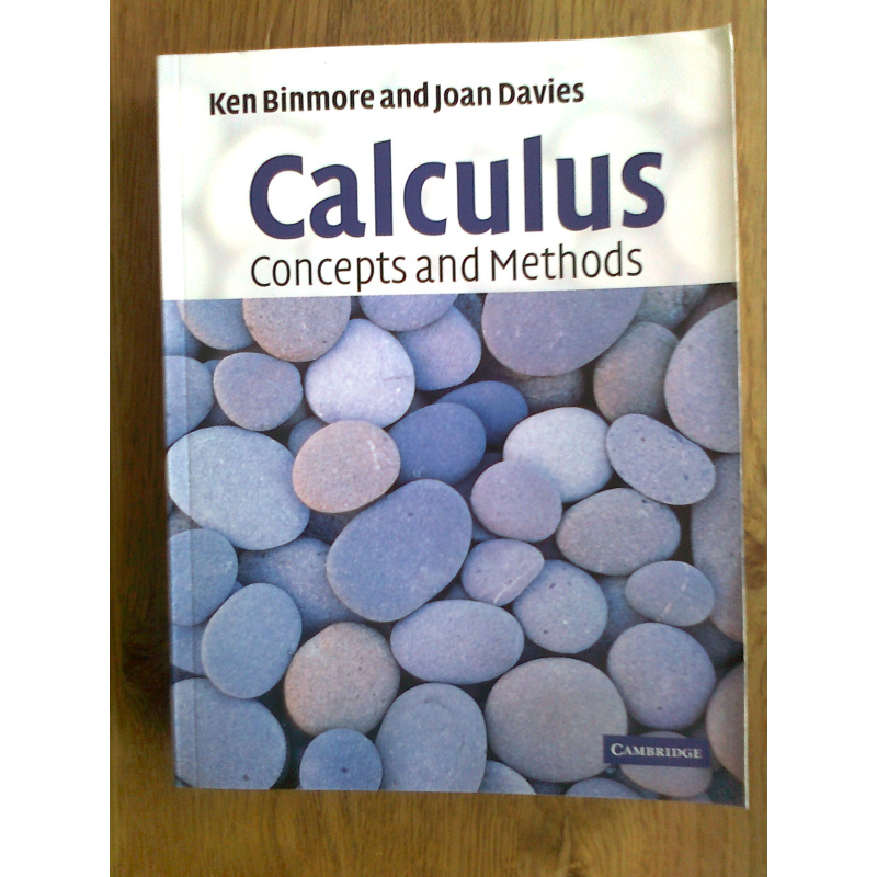 Calculus - Concepts and Methods