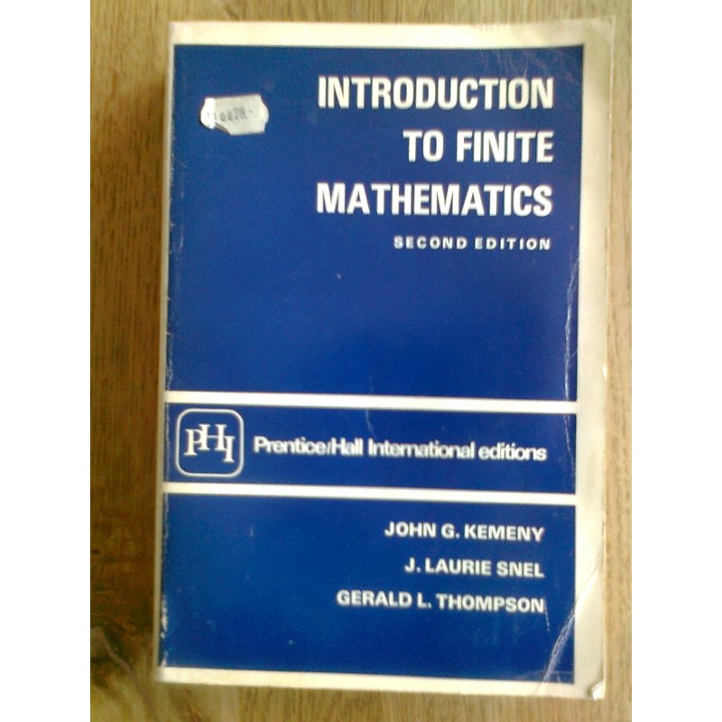 Introduction to Finite Mathematics