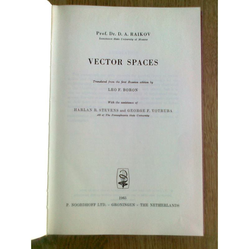 Vector Spaces