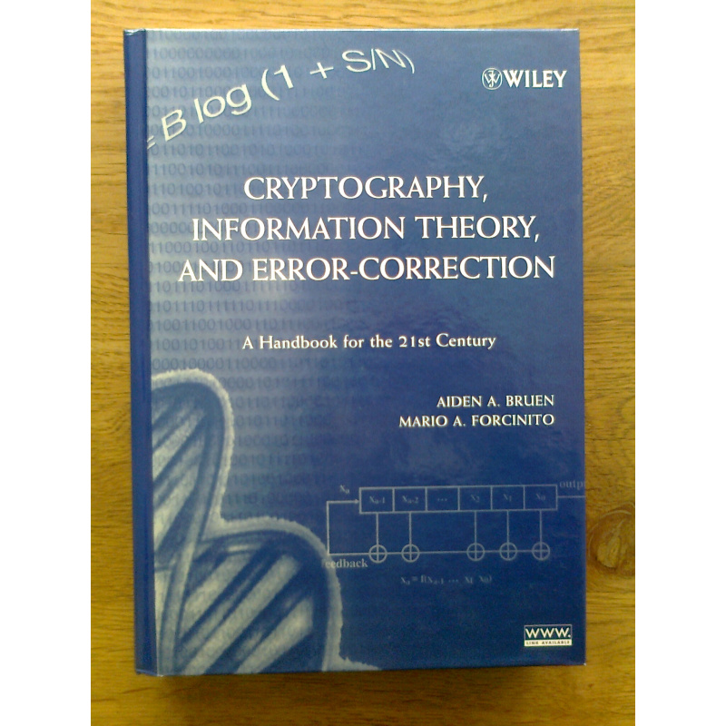 Cryptography, Information Theory, and Error-Correction