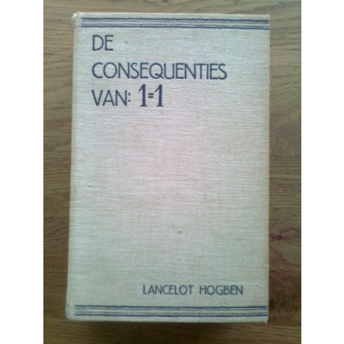 De Consequenties van: 1 = 1