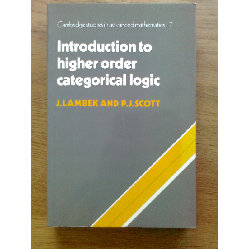 Introduction to higher order categorical logic