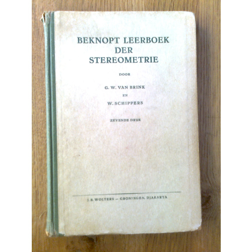 Beknopt leerboek der stereometrie