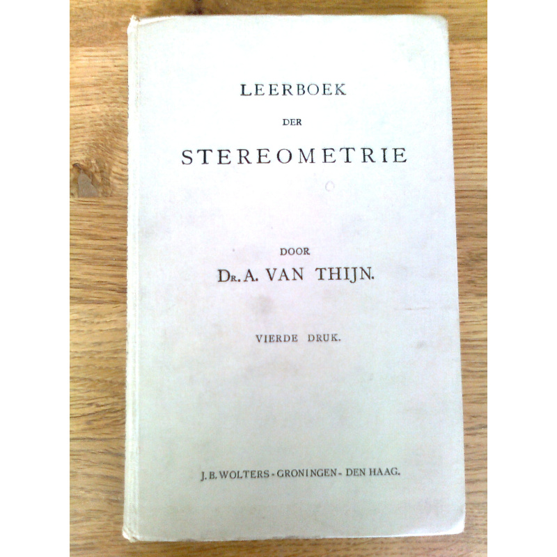 Leerboek der stereometrie