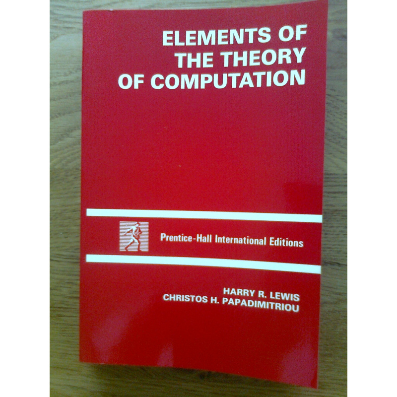 Elements of the Theory of Computation