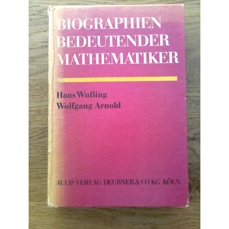 Biographien bedeutender Mathematiker