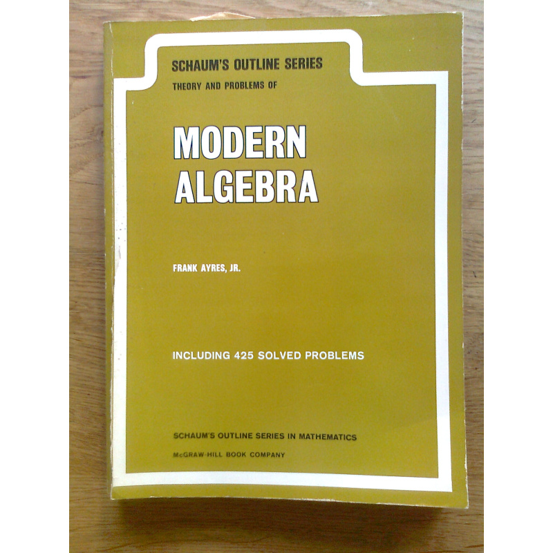 Modern Algebra