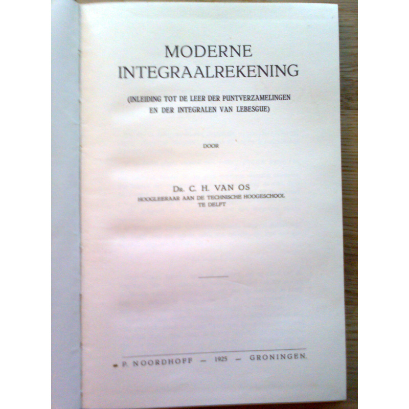 Moderne Integraalrekening
