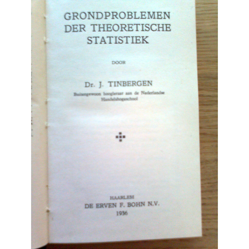 Grondproblemen der Theoretische Statistiek