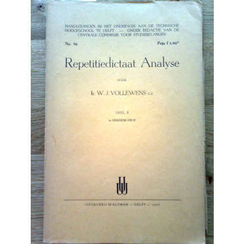 Repetitiedictaat Analyse deel II