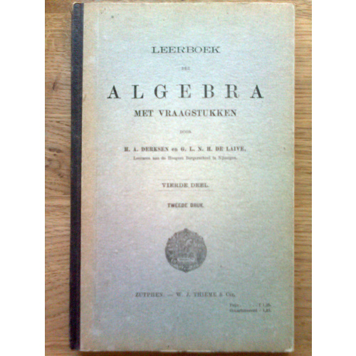 Leerboek der Algebra III