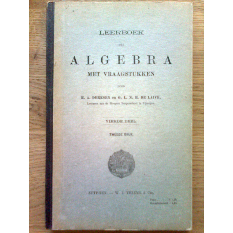 Leerboek der Algebra III