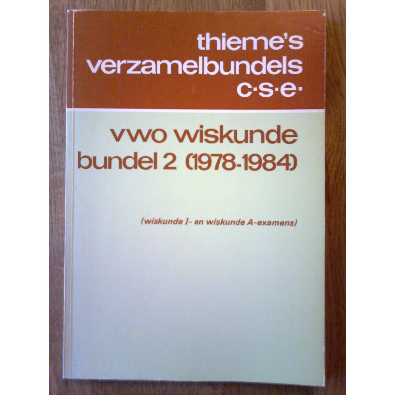 vwo wiskunde bundel 2 (1978-1984)