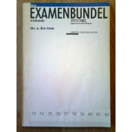 Examenbundel havo wiskunde 1973/1982