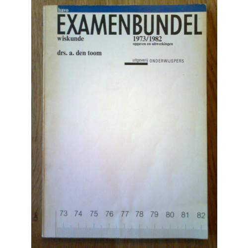 Examenbundel havo wiskunde 1973/1982
