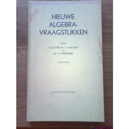 Nieuwe algebra-vraagstukken