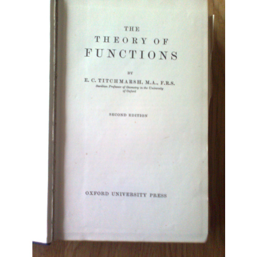 The Theory of Functions