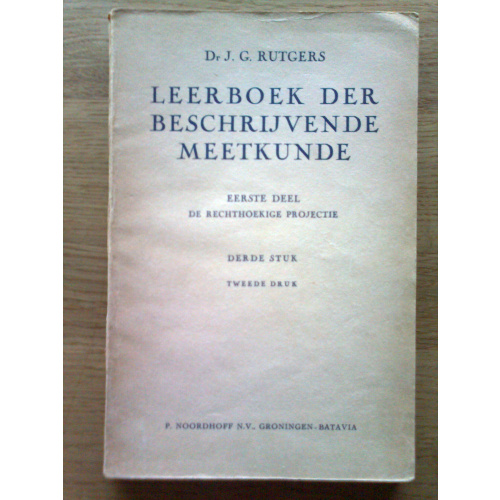 Leerboek der beschrijvende meetkunde - deel I: De rechthoekige projectie 3e stuk