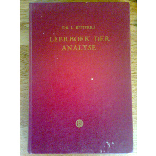 Leerboek der Analyse