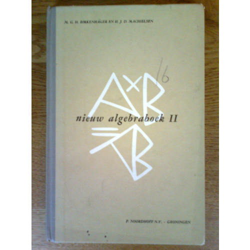 Nieuw algebraboek II