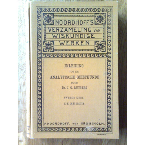 Inleiding tot de Analytische Meetkunde 2: De Ruimte