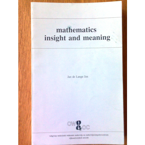 Mathematics; Insight and Meaning