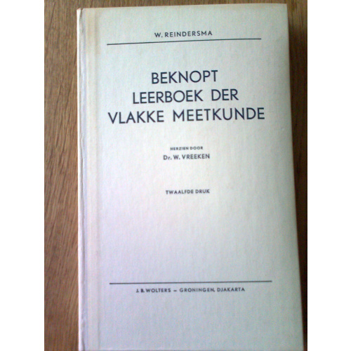 Beknopt leerboek der vlakke meetkunde