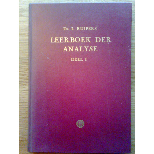 Leerboek der Analyse deel I