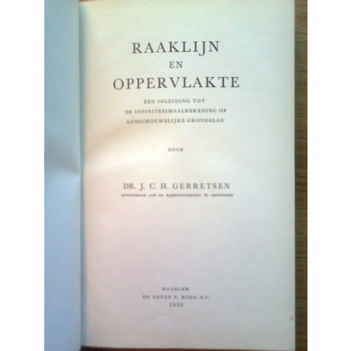 Raaklijn en oppervlakte