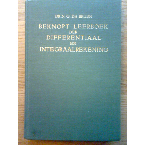 Beknopt leerboek der differentiaal- en integraalrekening