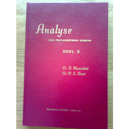 Analyse voor propaedeutische examens 2