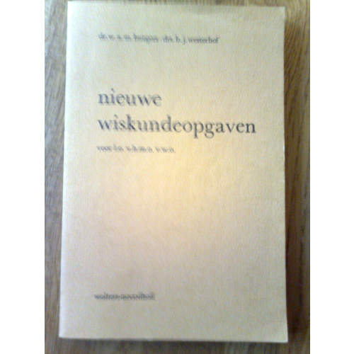 Nieuwe wiskundeopgaven voor l.o.; v.h.m.o. en v.w.o.