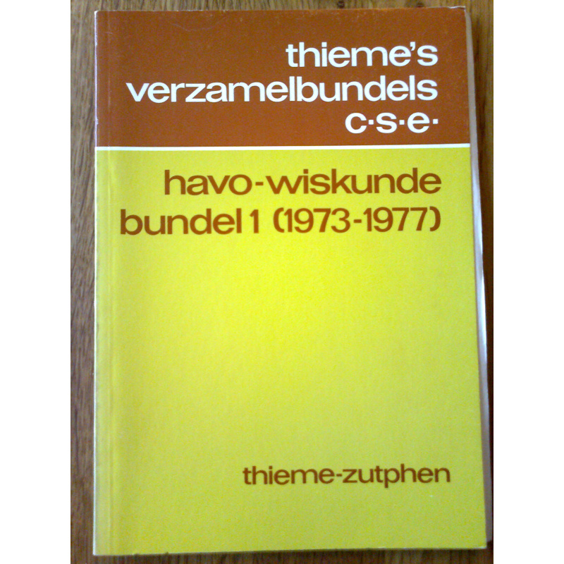 havo-wiskunde bundel 1 (1973-1977)