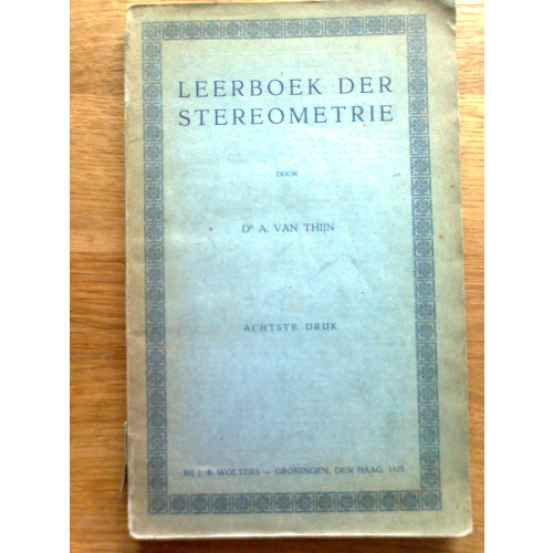 Leerboek der stereometrie