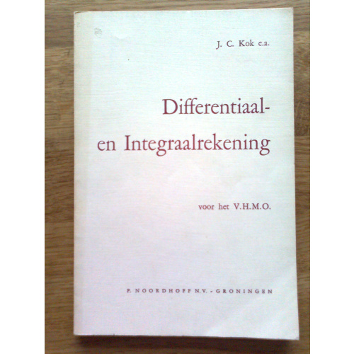 Differentiaal- en Integraalrekening voor het V.H.M.O.