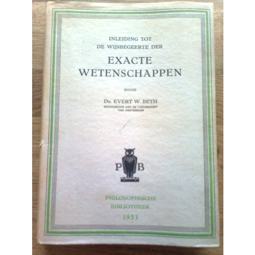 Inleiding tot de Wijsbegeerte der Exacte Wetenschappen