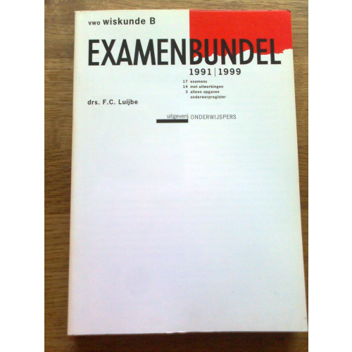 Examenbundel vwo wiskunde B 1991/1999