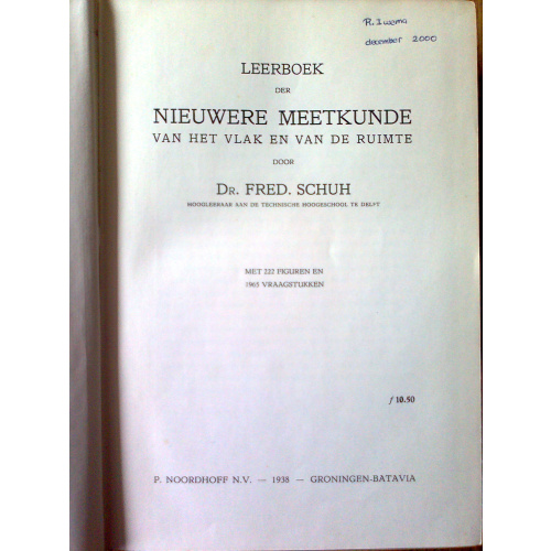 Leerboek der Nieuwere meetkunde van het vlak en van de ruimte