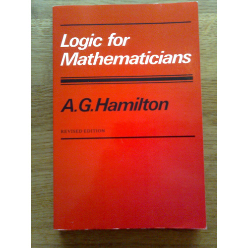 Logic for Mathematicians