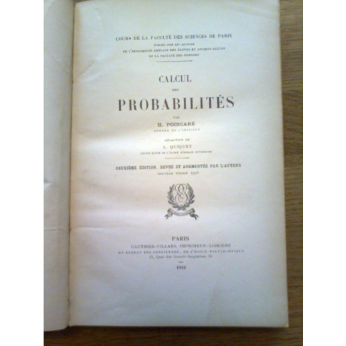Calcul des Probabilites