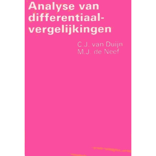 Analyse van differentiaalvergelijkingen