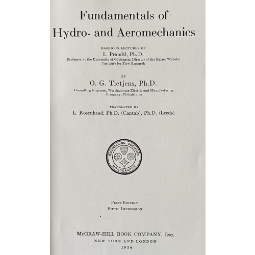 Fundamentals of Hydro and Aeromechanics