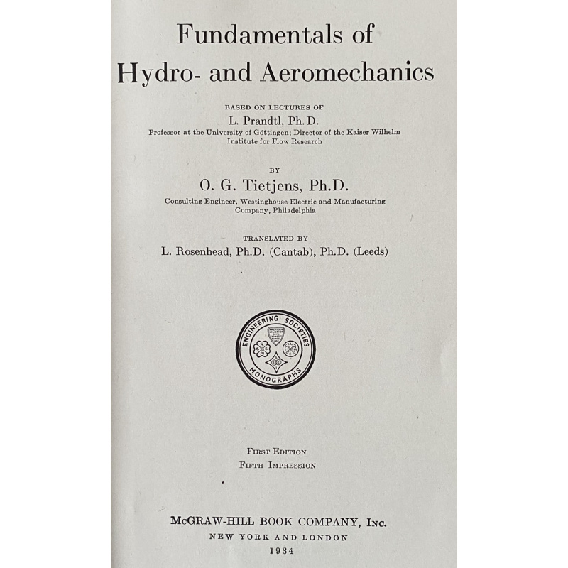 Fundamentals of Hydro and Aeromechanics