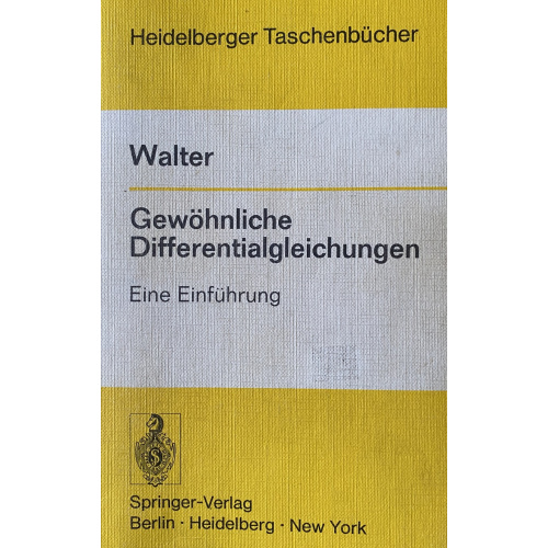 Gewohnliche Differentialgleichungen