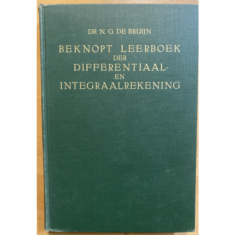 Beknopt leerboek der differentiaal- en integraalrekening