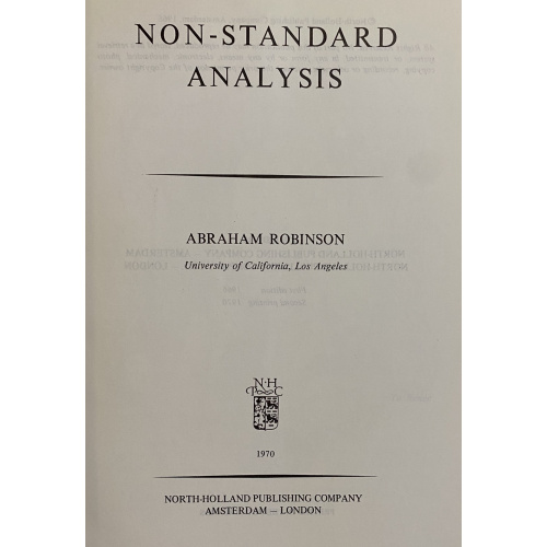 Non-standard Analysis