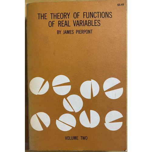 The Theory of Functions of Real Variables (volume TWO)