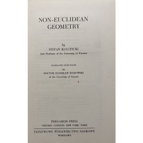 Non-Euclidian Geometry