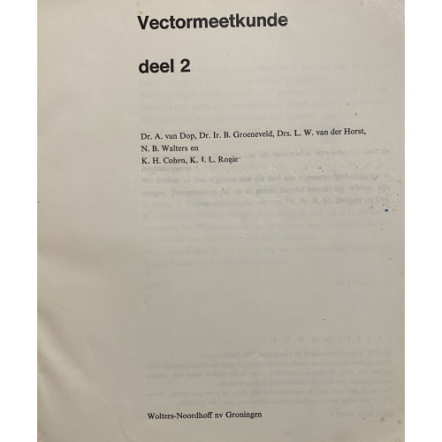 Vectormeetkunde voor vwo - deel 2