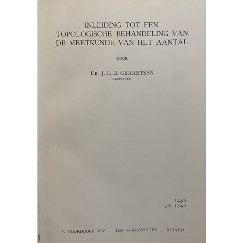 Inleiding Tot Een Topologische Behandeling Van De Meetkunde Van Het Aantal